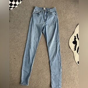 Fashion Nova Sky Blue Skinny Jeans